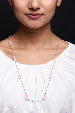Rhodium Festive Eye Glass Chain image number 1