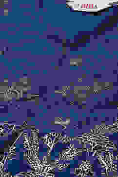 Blue Rayon Flared 2 Piece Set image number 1