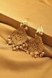 White Gold Plated Brass Drop & Dangler Earrings image number 2