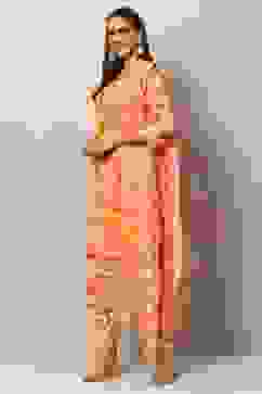 Yellow Viscose Straight Kurta Salwar Pants Suit Set image number 5