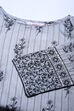 Turquoise Cotton Straight Kurta image number 1