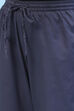 Blue Cotton Tiered Printed Kurta Set image number 2