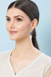 Blue Pearl Drop Earrings image number 3