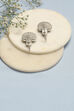 White Brass Earrings image number 2