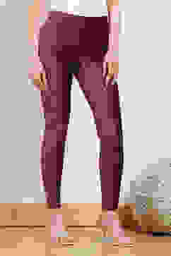 Brown Viscose Solid Pant image number 3