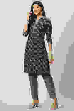 Indigo LIVA Slim Pants image number 5