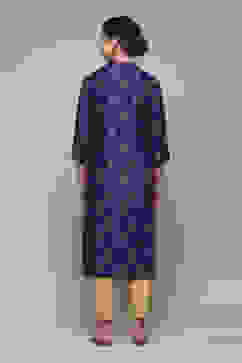 Pink & Purple LIVA Straight Printed Kurta image number 4