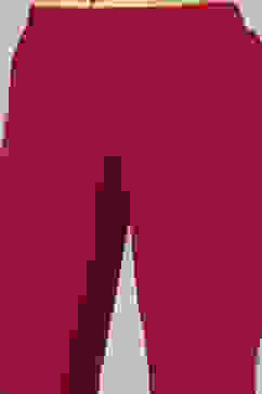 Cherry Red Cotton Printed Anarkali Suit Set image number 2