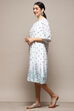 Lavender Cotton Blend Printed Kurta image number 2