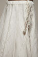 Off White Nylon Anarkali Lehenga Set image number 6