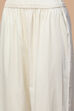 Natural White Embroidered Anarkali Fusion Set image number 2