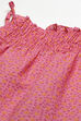 Off White Straight Rayon Printed Dress image number 7
