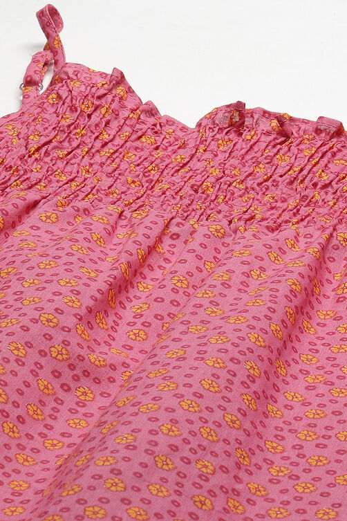 Off White Straight Rayon Printed Dress image number 7