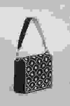 Black Polycotton Clutch image number 4