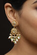 Gold Kundan Earrings image number 1