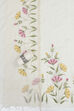 Off White Chanderi Hand Painted Unstitched Suit Set image number 1