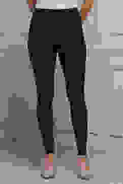 Black Nylon Blend Leggings image number 4