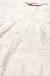 Ivory Cotton Blend Layered Kurta Suit Set image number 1