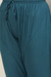 Fuchsia Cotton Anarkali Kurta Churidar Suit Set image number 3