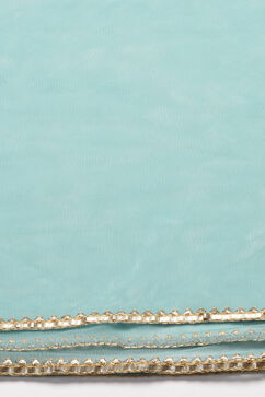 Sea Green Viscose Kalidar Kurta Slim Pant Suit Set image number 2