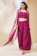 Maroon Poly Chinnon Regular Lehenga Set