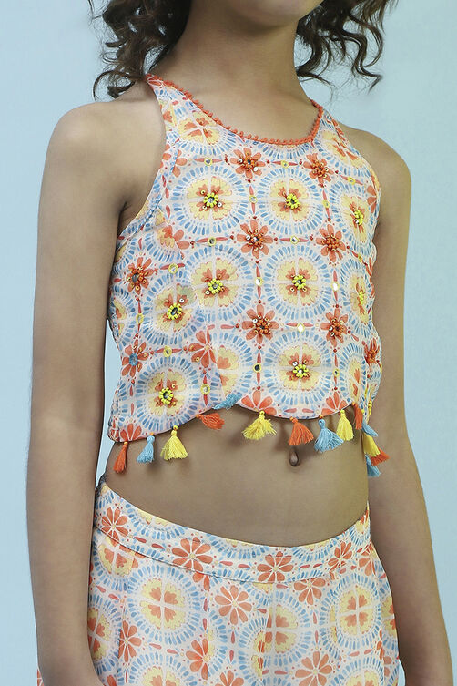 Multicolor Polyester Set image number 1