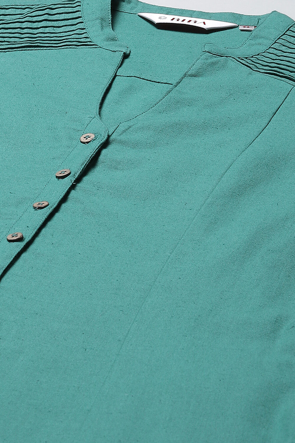 Red A-Line Solid Kurta image number 1