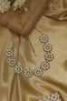 Gold Brass Kundan Necklace image number 2