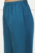 Beige Solid Mid-Rise Regular Pants image number 1