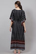 Black Straight Cotton Printed Sleepwear image number 5