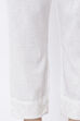 White Cotton Chikankari Pants image number 1