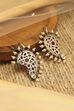 Oxidised Brass Multicolour Ear Cuff Earrings image number 2