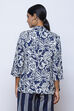 Indigo LIVA Printed Blazer Set image number 6
