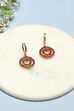 Pink Brass Earrings image number 0