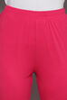 Black Cotton Blend Solid Churidar image number 6
