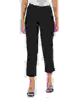 Black Poly Viscose Pants image number 0