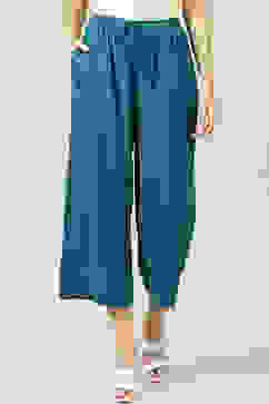 Teal Straight Palazzo image number 0