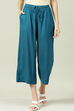 Teal Straight Palazzo image number 0