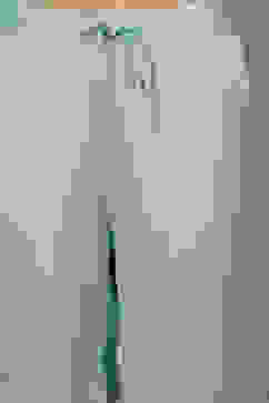 Aqua Yard-Dyed Chanderi Kurta & Pants Suit Set image number 2