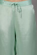 Pink Yard-Dyed Chanderi Kurta & Pants Suit Set image number 2