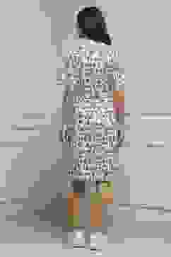 Indigo Rayon Floral Short Dress With Belt image number 3