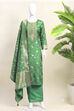 Lavender Jacquard Traditional Weaving Unstitched Suit Set image number 5