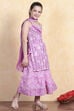 Pink Cotton Straight Suit Set image number 4