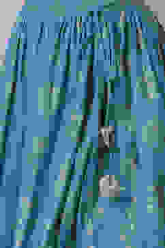 Teal Viscose Lehenga Set image number 2