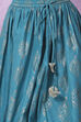 Berry Red Viscose Lehenga Set image number 2