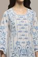 White Cotton Straight Kurta image number 1