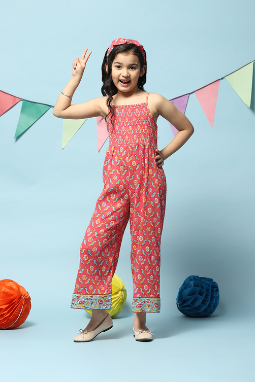 Pink Cotton & Jumpsuit image number 0