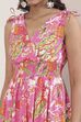 Pink Viscose Rayon Kalidar Dress image number 1
