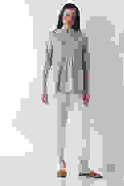 Natural Cotton Slim Pants image number 0