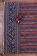 Navy Blue Cotton Unstitched Suit Set image number 2